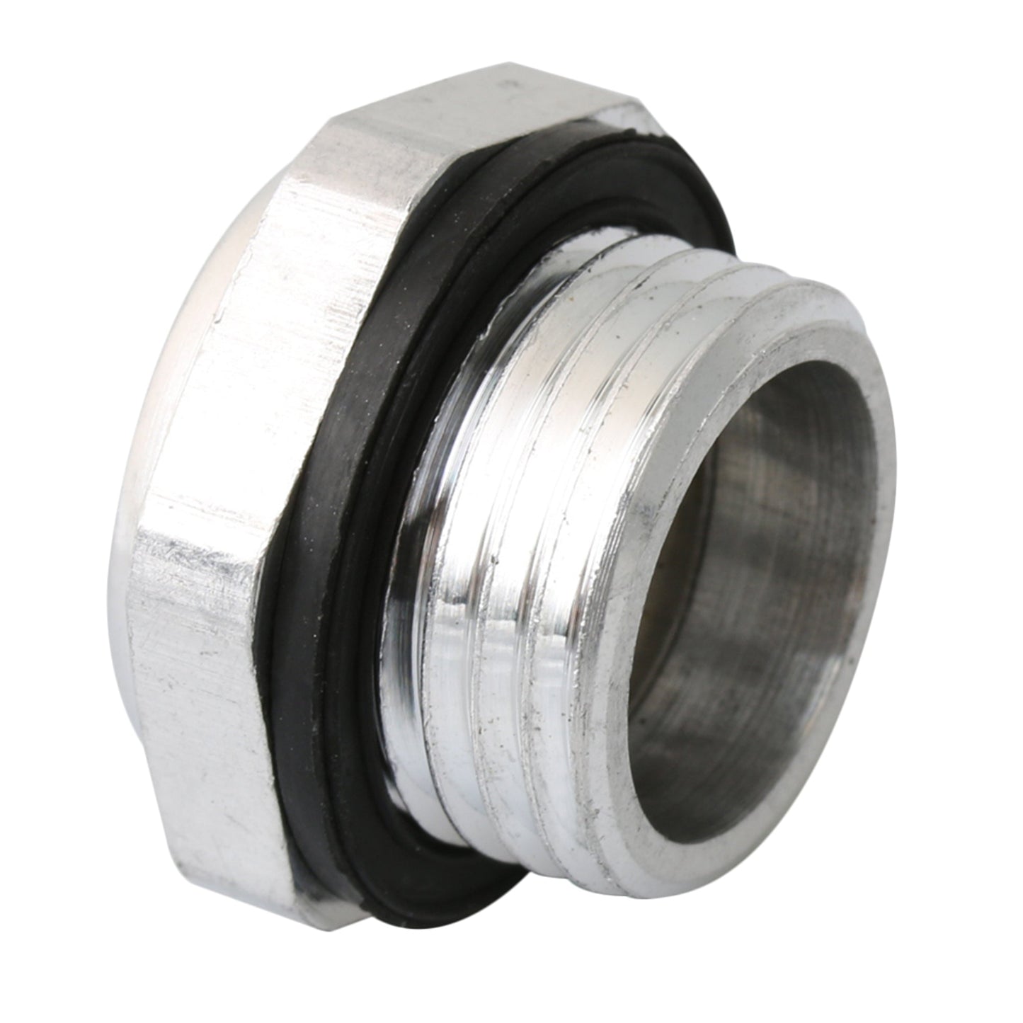 BQLZR G1/2 Aluminum Alloy Male Threaded Oil Liquid Level Clear Sight Glass Indicator