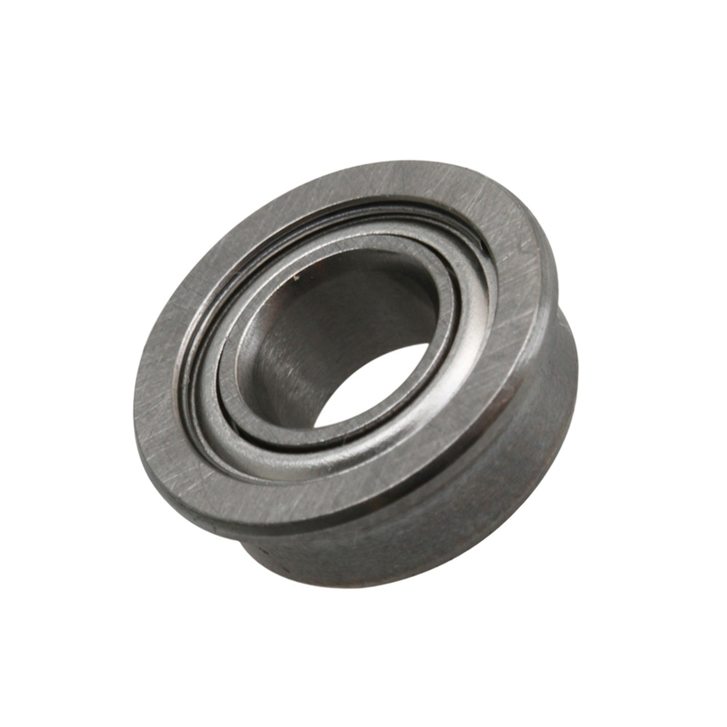 BQLZR Silver MF105ZZ Mini Ball Bearings Double-Shielded Flanged Ball Bearings 5x10x4mm Pack of 10