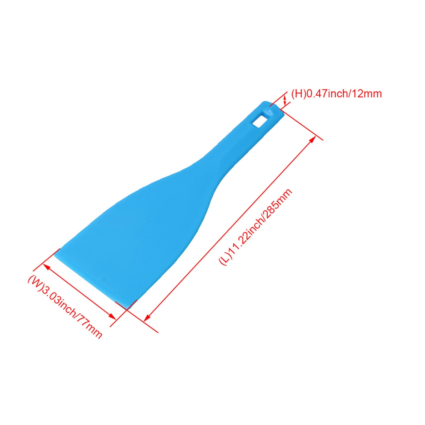 BQLZR Multicolor Ink Spatulas Scoop Screen Printing Plastic Ink Apply Shovel DIY Tool