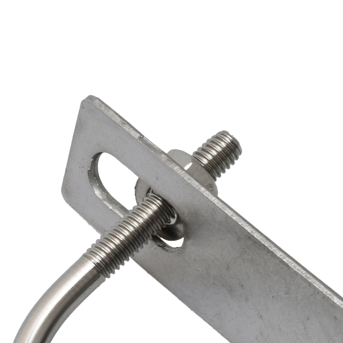 BQLZR 42mm Diameter Silver U Shaped Bolt U Bolt M6 Suitable for Automotive Home Industrial Applications Pack of 5