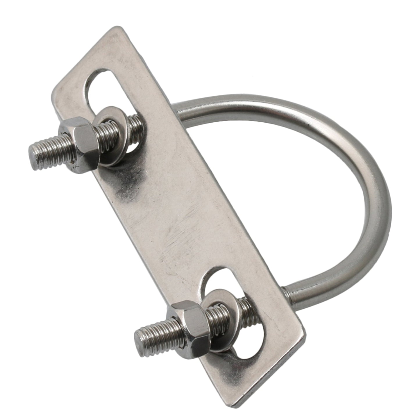 BQLZR 42mm Diameter Silver U Shaped Bolt U Bolt M6 Suitable for Automotive Home Industrial Applications Pack of 5