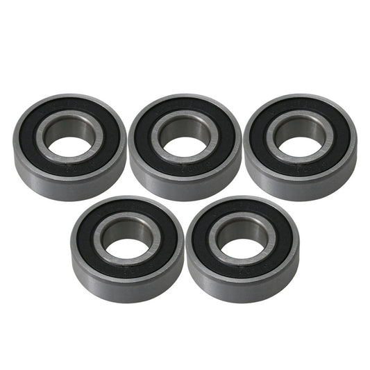 BQLZR 6202RS Single Row Metal Deep Groove Ball Bearing Plastic Cover 15mm Inner Dia 35mm Outer Dia 11mm Width Pack of 5