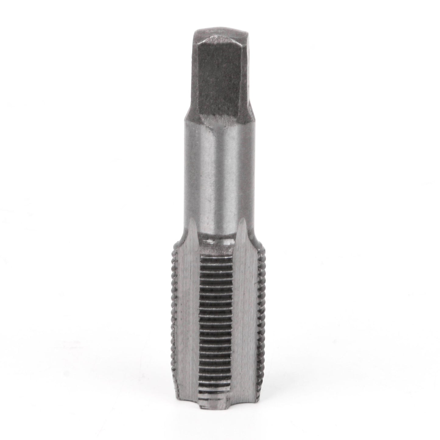 BQLZR Silver 4 Flute 3/8 BSP Bearing Steel Hand Tap Taper Drill Bits Tool for Machining Pipe Thread