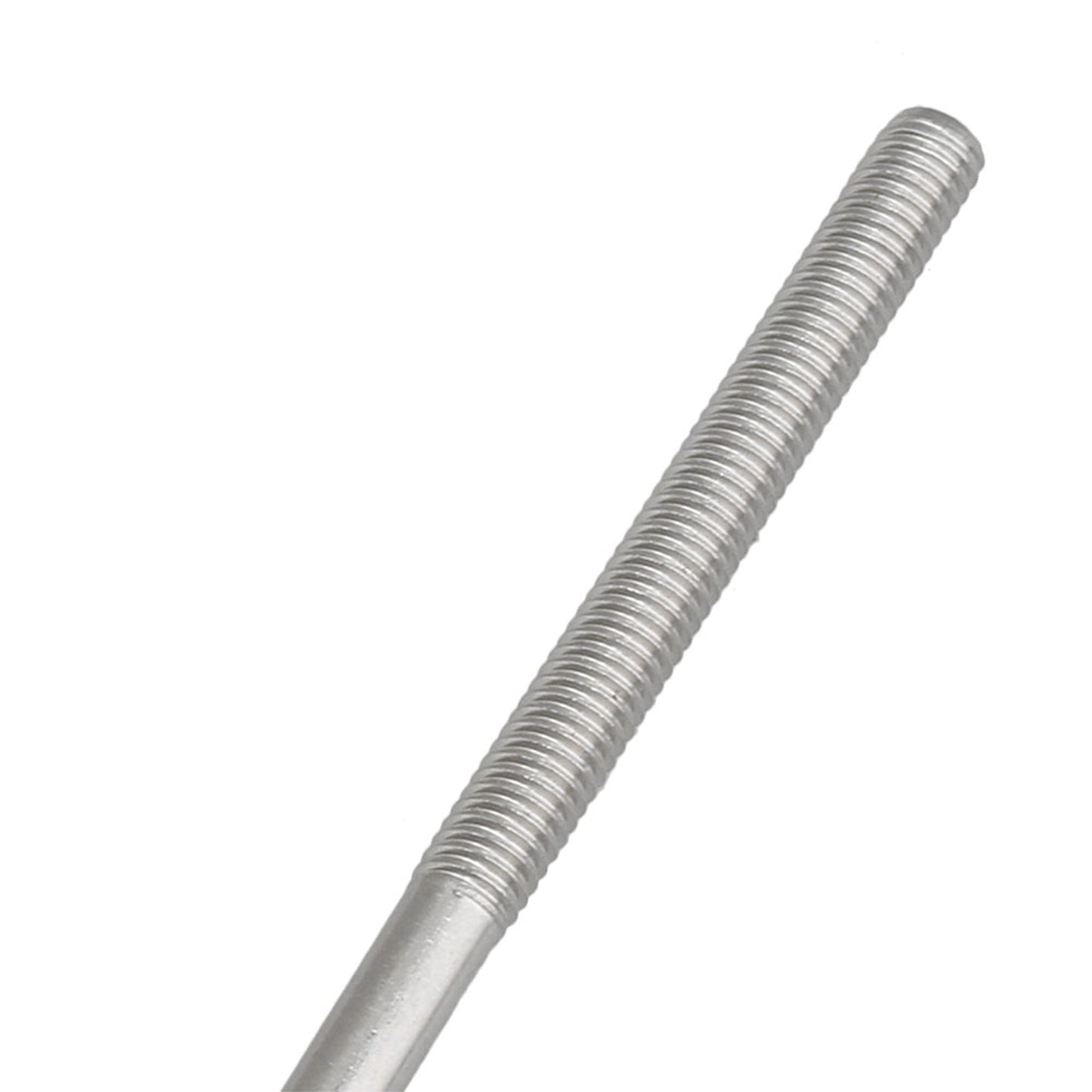 BQLZR Silver 304 Stainless Steel U Bolt Square Shape M6x60x110 with Plate Nut Set