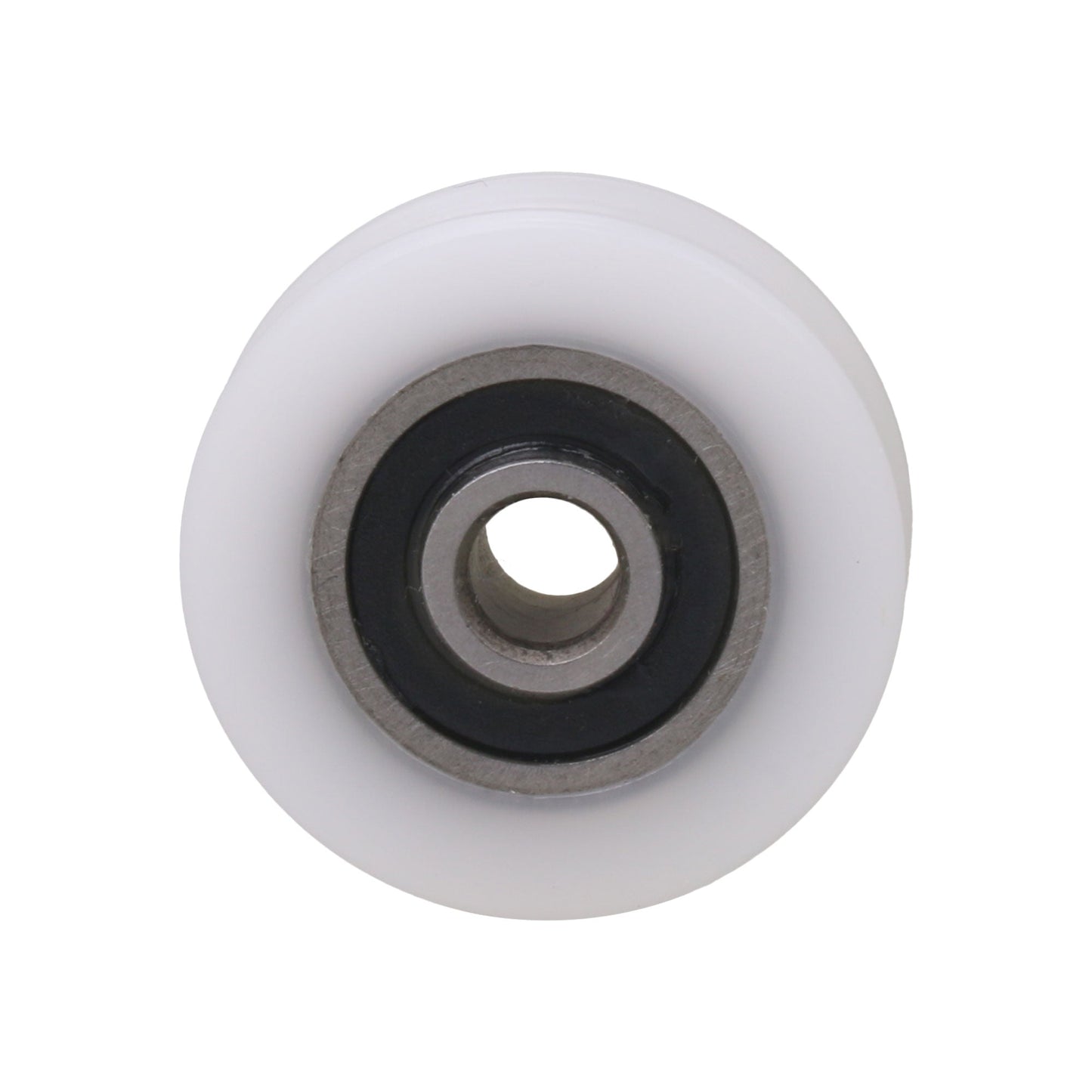 BQLZR Bearing Round U-Groove Nylon Pulley Wheel for Bathroom Closet Door Pack of 4
