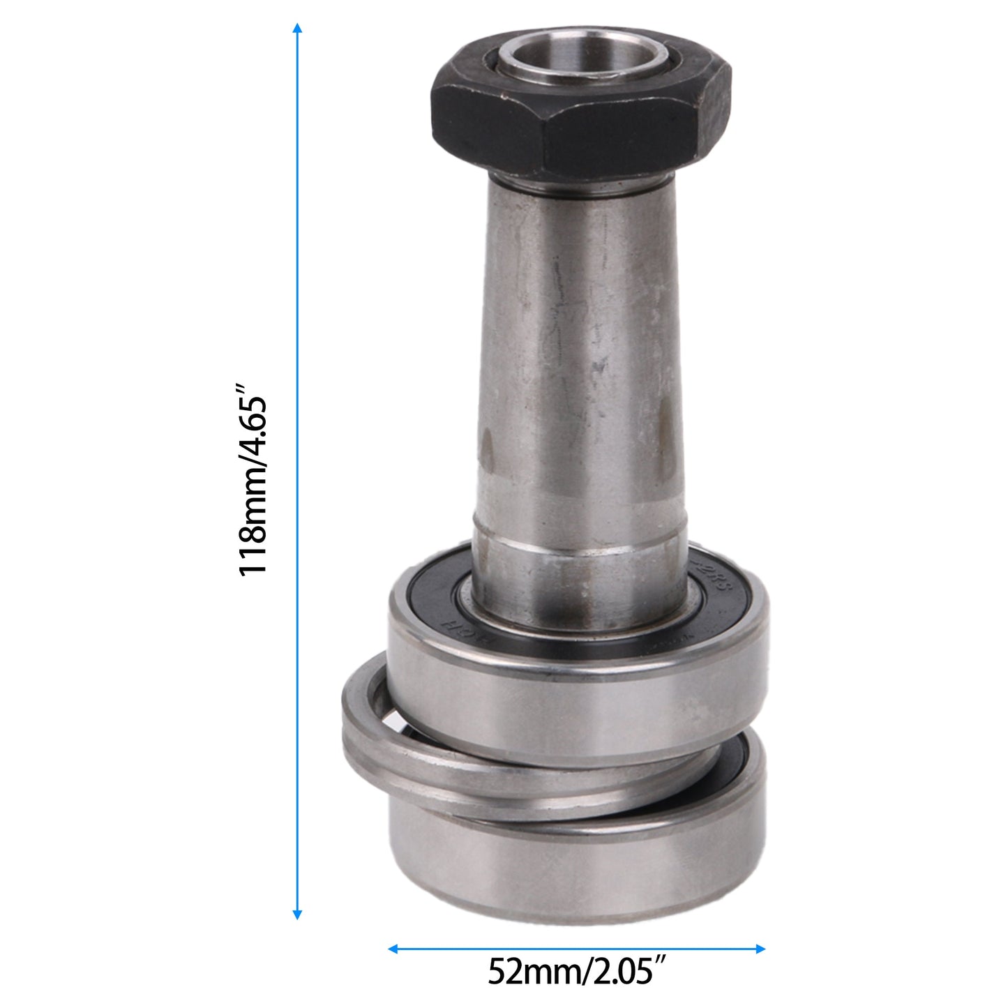 BQLZR Spindle Shaft Kit w/ Bearing & Spacer Metal Repair Tools Replacement for Z512-2A