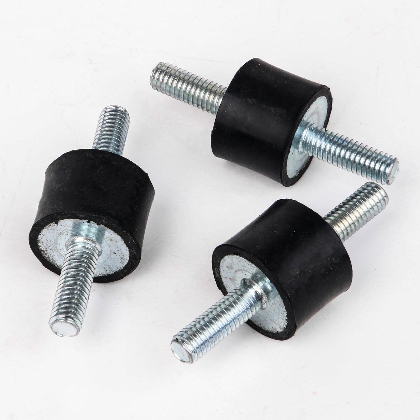 BQLZR Anti Vibration Isolators Mounts Silent Blocks M6 20x15mm Black Rubber Pack of 20