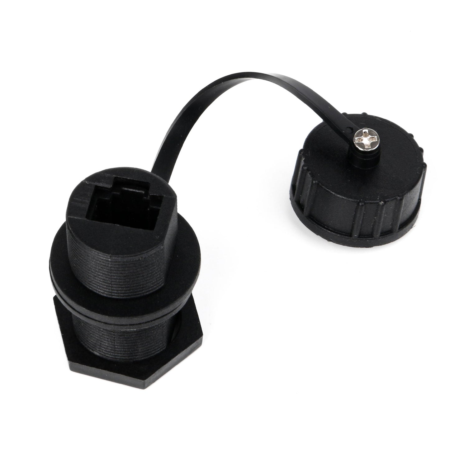 BQLZR Panel Mounting RJ45 M20 Connector with Shielded 12V 1.69x1.06inch IP68 Pack of 50
