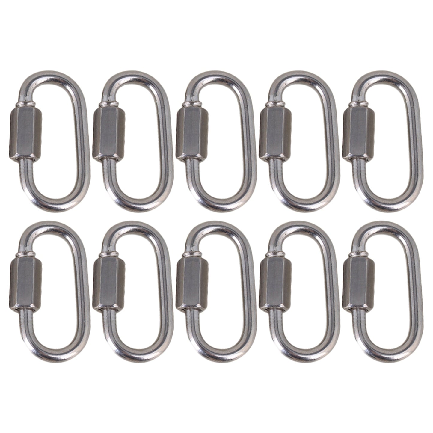 BQLZR Quick Link Rigging Stainless Steel Chain Connectors Ring Screw M3.5 Pack of 10