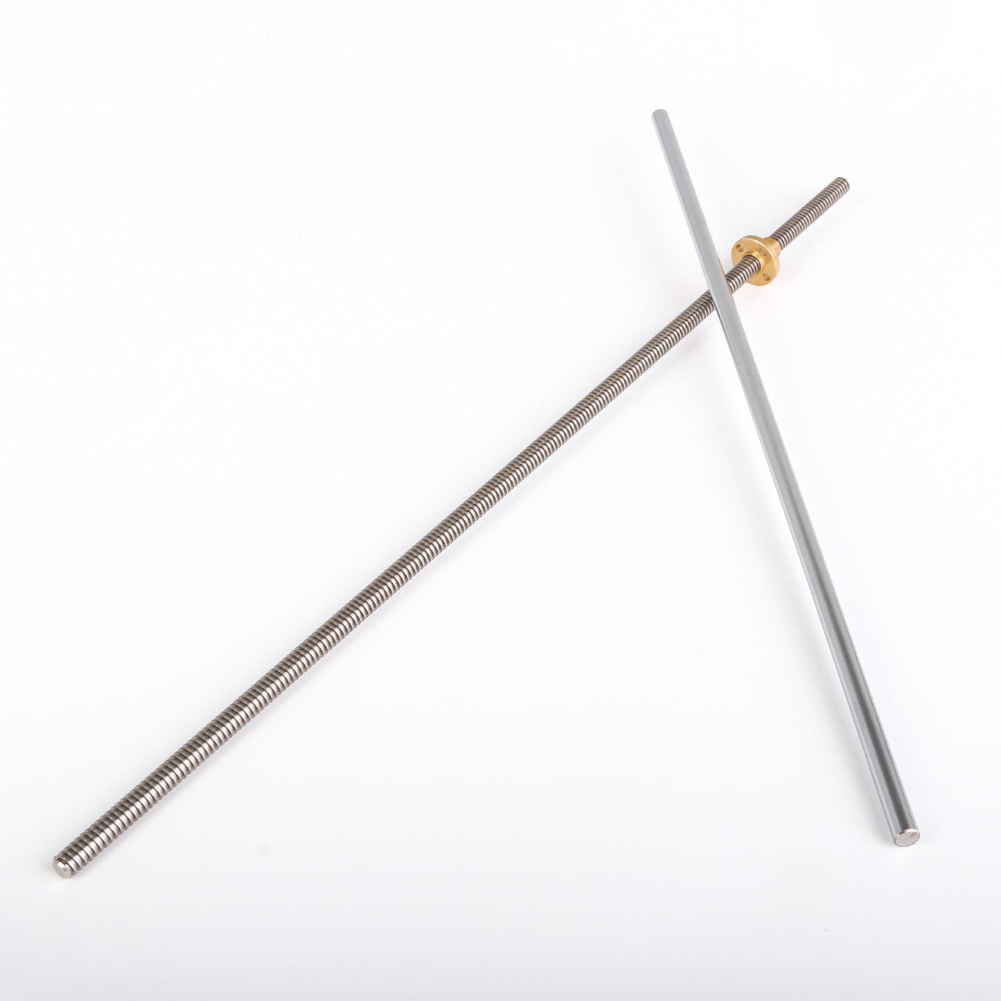 BQLZR T8 Horizontal Dual Rail Linear 300mm Optical Axis & 350mm 8mm Screw Coupler Set