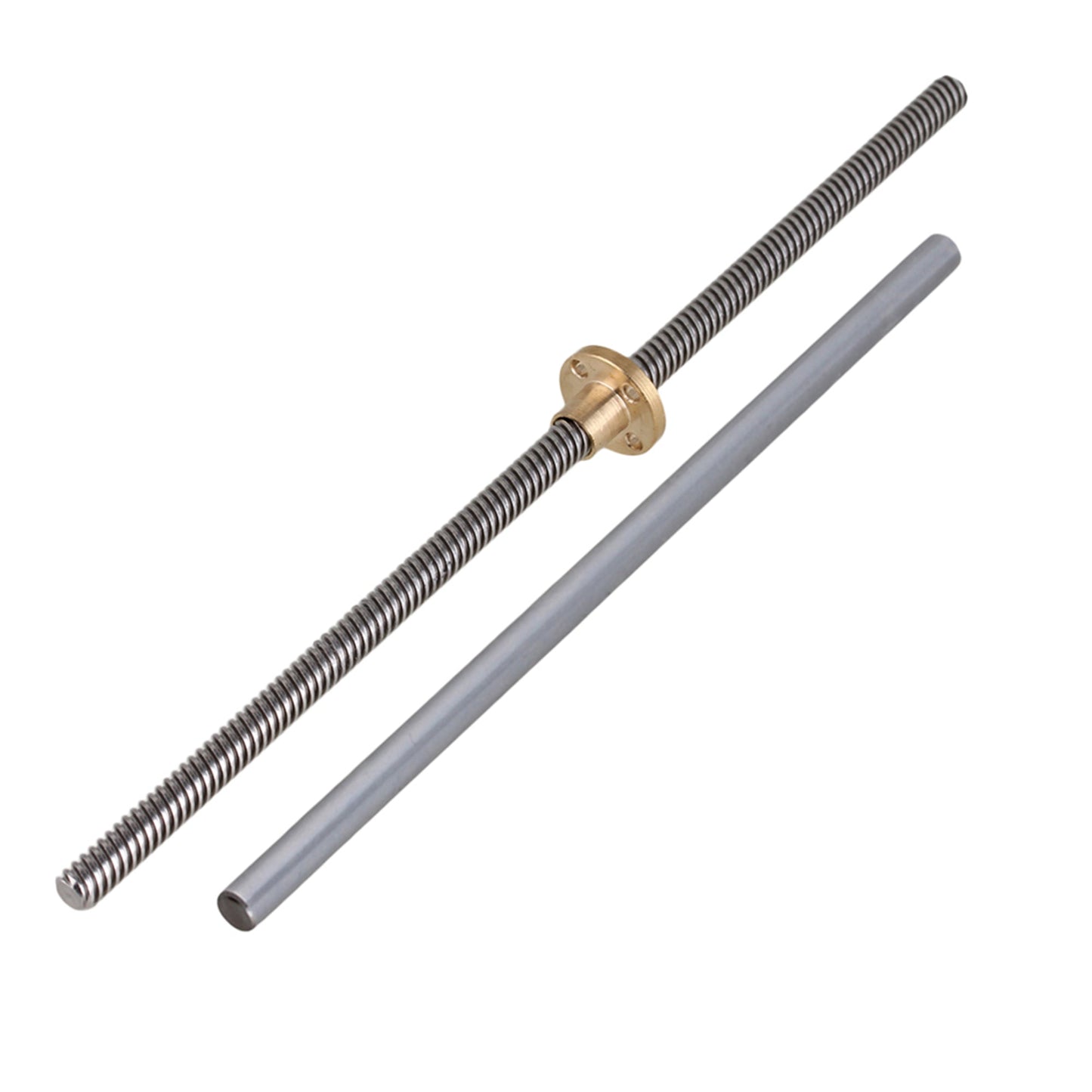 BQLZR Horizontal Dual Rails Lead Screw Kit Optical Axis Lead Screw for 3D Printer
