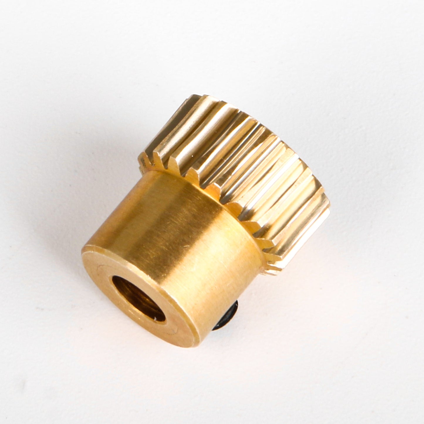 BQLZR 0.5Modulus Brass Gear Shaft with 20T Wheel Screw 4mm Hole Industrial Accessories