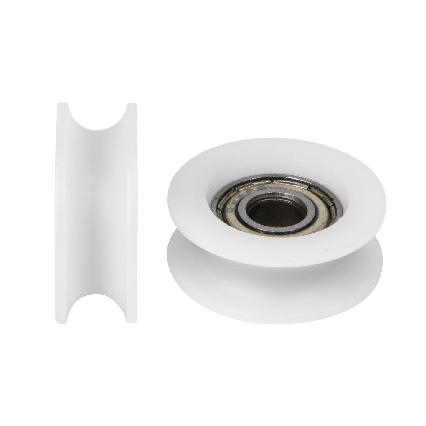 BQLZR Bearing Pulley Wheel U Type Linear Roller for Door 0.24inchx0.94inchx0.35inch Pack of 8