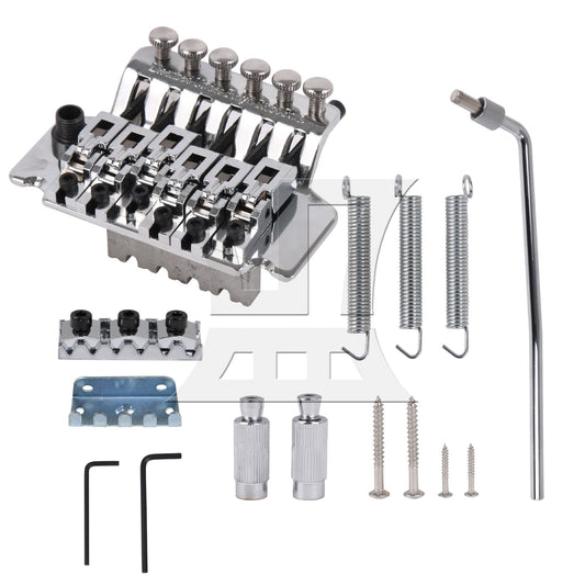 Chrome Guitar Tremolo Bridge Double Locking System 10.8mm
