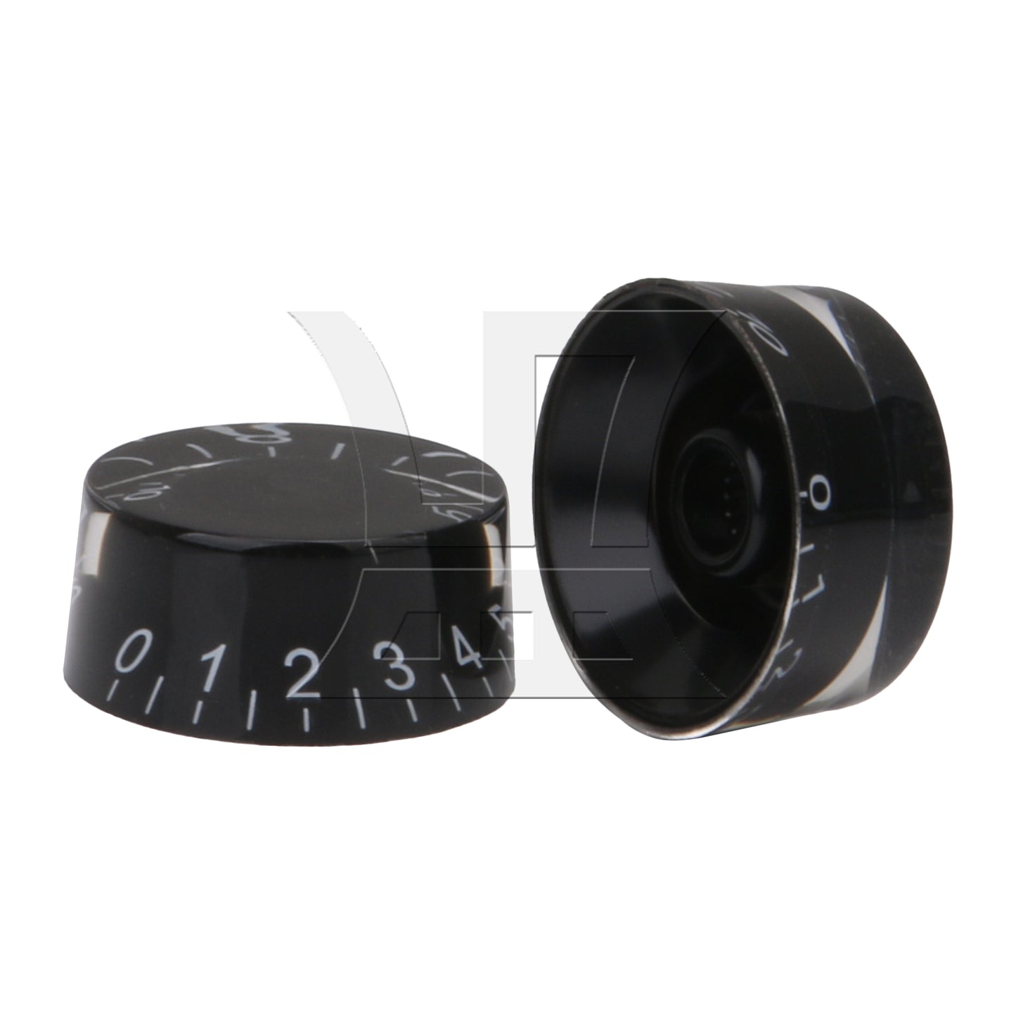 BQLZR 1 Set of 4 Black Speed Control Knob For Vintage Electric Guitar