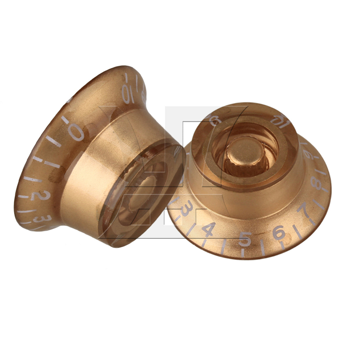 BQLZR 4 x Top Hat Speed Control Knobs For Electric Guitar GOLD