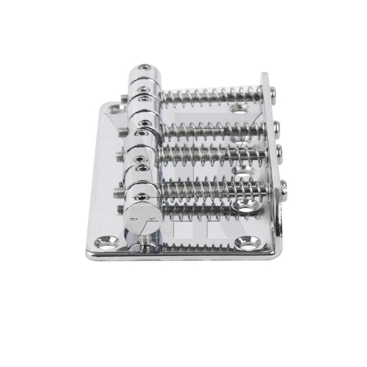 Chrome 4 String Vintage Bass Bridge For Electric Bass Guitar 2.76"