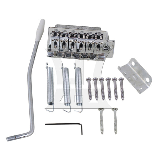 Chrome Tremolo Guitar Bridge For 6 Strings Guitar