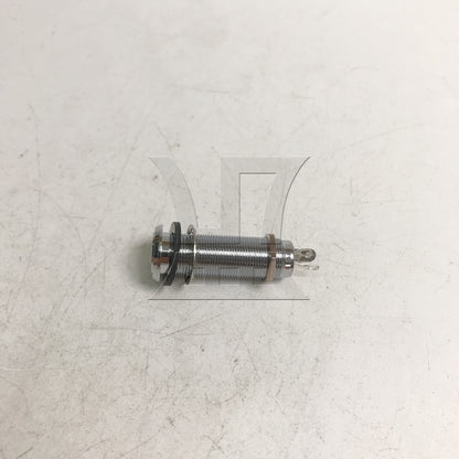 BQLZR Nickel Guitar Bass Cylinder Flush Mount Output Jack 1/4"