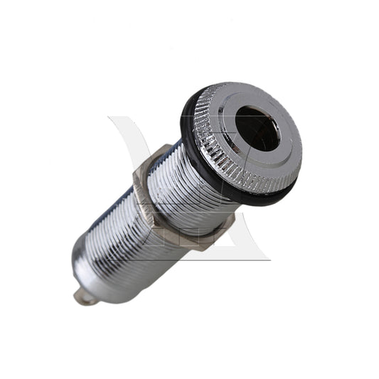BQLZR Nickel Guitar Bass Cylinder Flush Mount Output Jack 1/4"