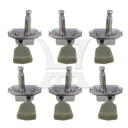 6Pieces GREEN TULIP BUTTON MACHINE HEADS FOR CLASSICAL GUITAR 3L3R