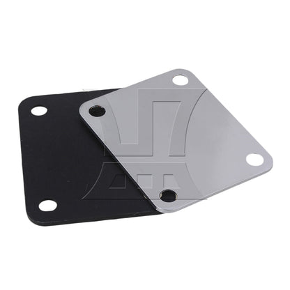 BQLZR Chrome Neck Plate Kit w/ Screw For Guitar