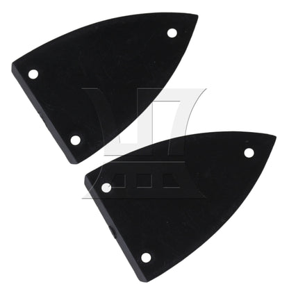 2Pieces BLACK 1 layer Triangle TRUSS ROD COVER FOR GUITAR