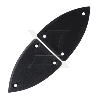 2Pieces BLACK 1 layer Triangle TRUSS ROD COVER FOR GUITAR