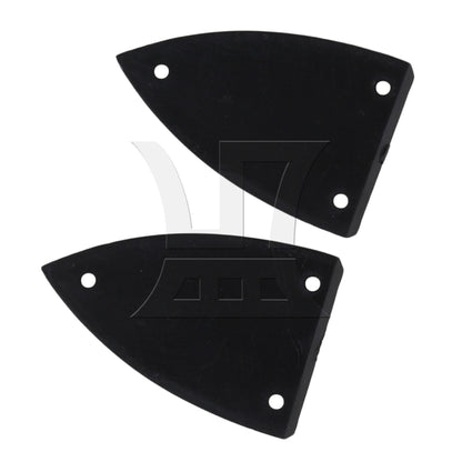 2Pieces BLACK 1 layer Triangle TRUSS ROD COVER FOR GUITAR