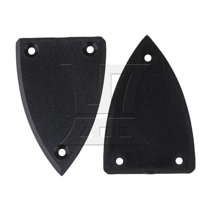 2Pieces BLACK 1 layer Triangle TRUSS ROD COVER FOR GUITAR