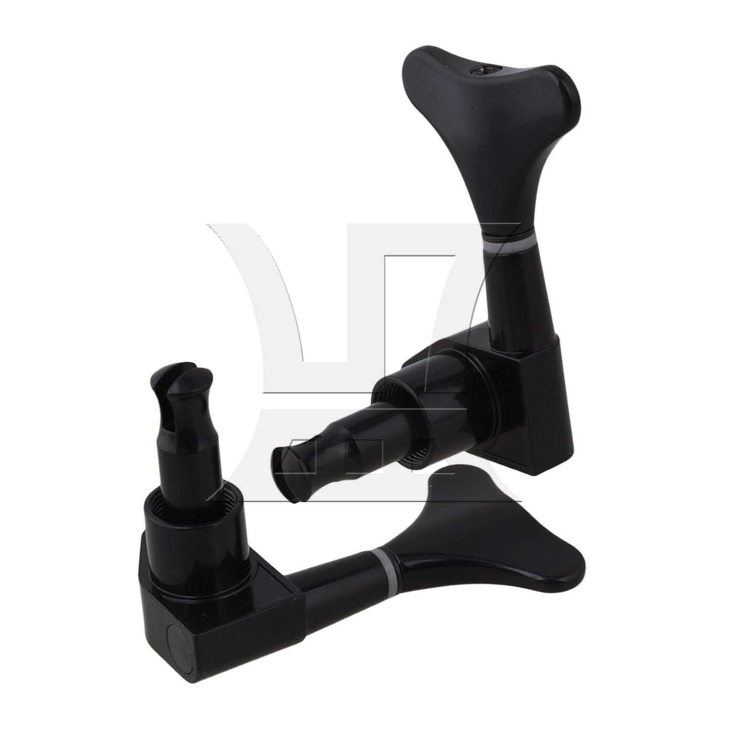 Black 4 Right Hand Sealed BASS TUNERS Machine Heads Set