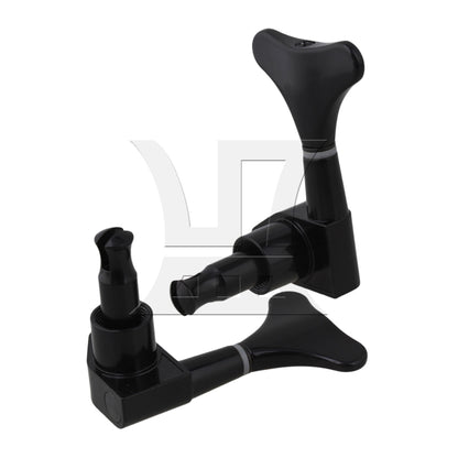 Black 4 Right Hand Sealed BASS TUNERS Machine Heads Set