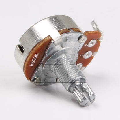 5x Guitar Potentiometer A500k 24mm Base Dia/18mm Shaft