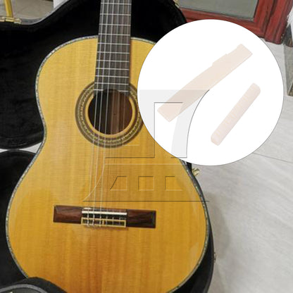 Bone Bridge Saddle And Nut For 12 String Acoustic Guitar