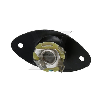 BQLZR Black Output Plate w/ Jack for Electric Guitar