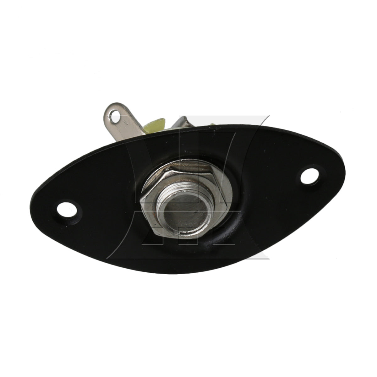 BQLZR Black Output Plate w/ Jack for Electric Guitar