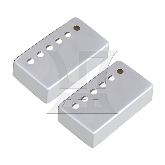 2Pieces Chrome Metal Guitar Pickup Covers Set