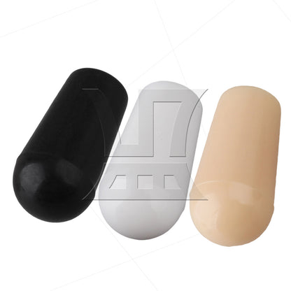 BQLZR 30 x Toggle Switch Caps for electric Guitar Cream/Black/White