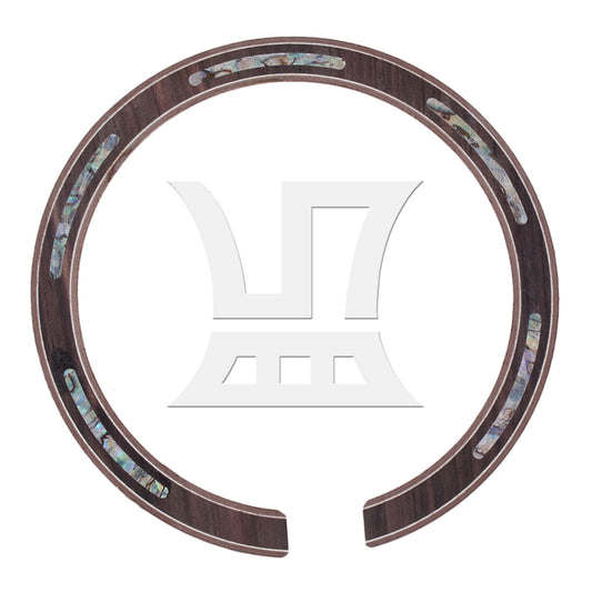 ROSEWOOD GUITAR ROSETTE SOUNDHOLE WITH abalone