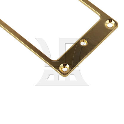BQLZR Metal Flat Humbucker Pickup Mounting Ring GOLD