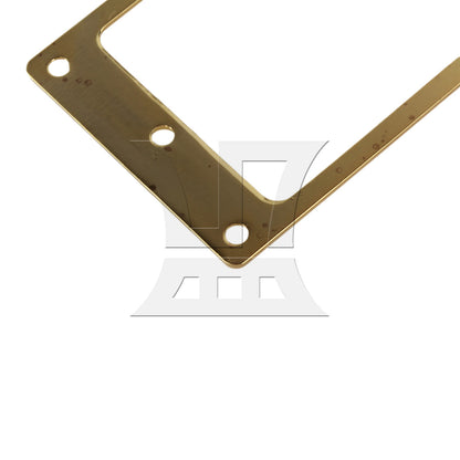 BQLZR Metal Flat Humbucker Pickup Mounting Ring GOLD
