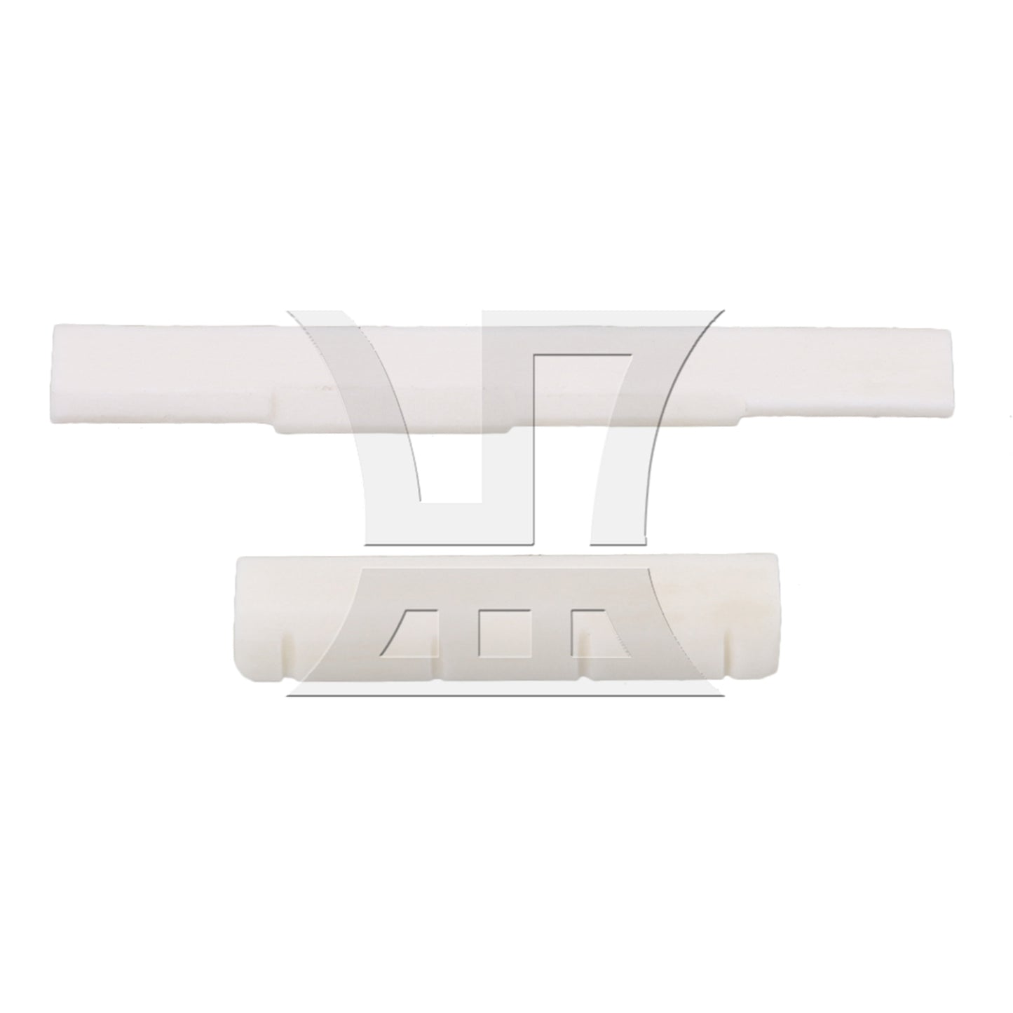 BQLZR Ukulele UK Neck Nut Slotted & Saddle Set