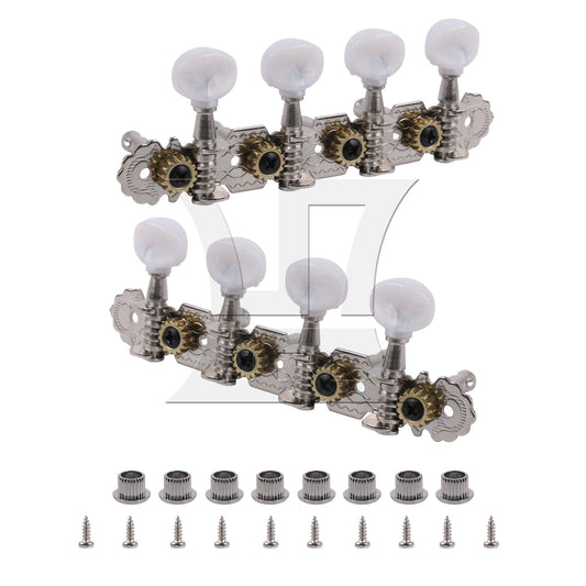 NICKEL MANDOLIN Machine Heads Tuning Pegs Set
