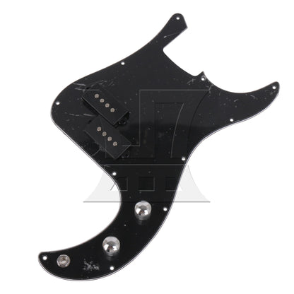 Prewired P-BASS PICKGUARD KIT For bass Guitar BLACK