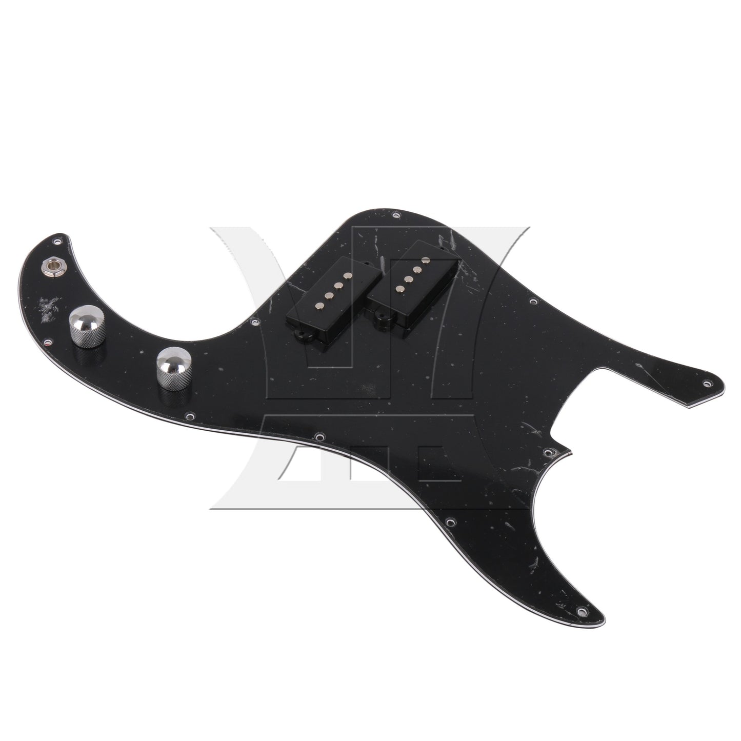 Prewired P-BASS PICKGUARD KIT For bass Guitar BLACK