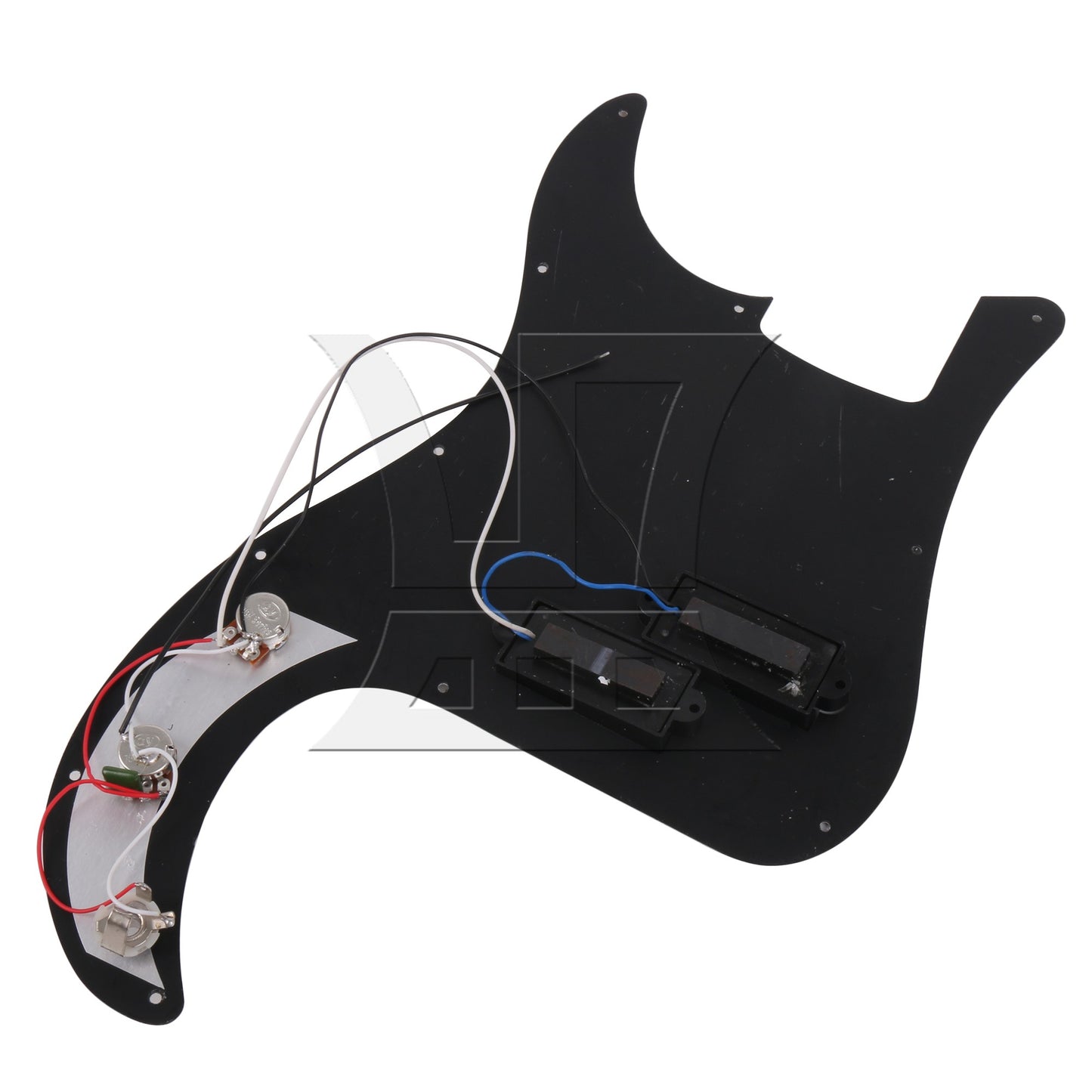 Prewired P-BASS PICKGUARD KIT For bass Guitar BLACK