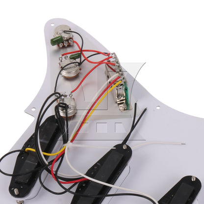 BQLZR Loaded Pickguard white Pearl 3 Single Coil for Guitar