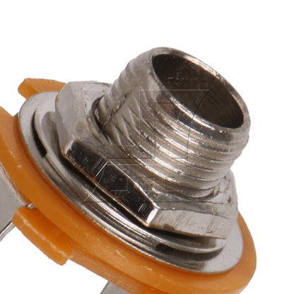 10 pcs MONO 6.35mm GUITAR JACK SOCKET CHROME