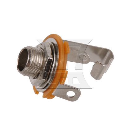 10 pcs MONO 6.35mm GUITAR JACK SOCKET CHROME