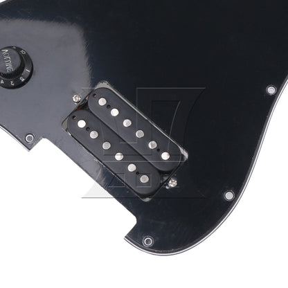 Black Prewired Pickguard 1 Humbucker For Electric Guitar